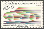 Stamps : Asia : Turkey :  centenario del automovil