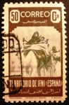 Stamps Spain -  IFNI. Familia nómada