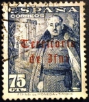 Stamps Spain -  IFNI. Sellos de España de 1948.  Habilitados