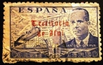 Stamps Spain -  IFNI. Juan de la Cierva.  Habilitado.