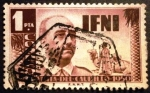 Stamps Spain -  IFNI. Visita del general Franco