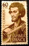 Stamps Spain -  Sahara español. Pro infancia. Músicos