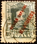Stamps Spain -  Tánger. Oficina española. Sellos de España. Habilitados