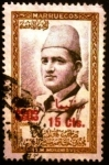 Stamps Morocco -  Reino Independiente. Zona Norte. Rey Mohammed V. Habilitados
