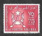 Sellos del Mundo : Asia : Yemen : 12 - Escudo de Yemen del Sur (SUR DE ARABIA)
