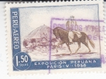 Stamps Peru -  EXPOSICIÓN PERUANA PARIS.V.1958