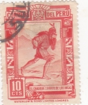 Stamps Peru -  EL CHASQUÍ CORREO DE LOS INCAS