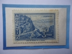 Stamps Argentina -  Catamarca - Cuesta de Zapata  (ó Cordón de Zapata) - Sello de 3 m$n Peso Nacional Argentino, año 196