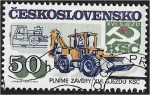 Stamps Czechoslovakia -   Achievements of Socialist Construction 1985