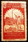 Stamps Spain -  Marruecos español. Filatelia Fiscal. Impuesto del timbre