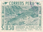 Sellos del Mundo : America : Per : ANDENES DE PISAC CUSCO