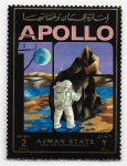 Stamps United Arab Emirates -  Apollo 16, Ajman
