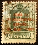 Stamps Spain -  Marruecos español. Sellos de España. Habilitados