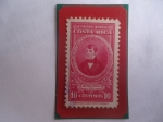 Stamps Costa Rica -  Juan Mora Fernández (1784-1854)-Tres veces presidente de Costa Rica-Sello de 10 Cént.Año 1943. 