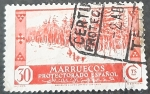 Stamps Spain -  Marruecos español. Vistas y paisajes. Bosque de Ketama.