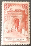 Stamps Spain -  Marruecos español. Sellos de 1928. Habilitados. Larache