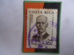 Stamps Costa Rica -  Dr. Andrés Sáenz Llorente (1827-1911)- Noveno Congreso Médico Centroamericano y de Panamá-Sello 25Ct