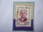 Stamps Costa Rica -  Dr.Juan José Ulloa Giralt (1857-1913)-Noveno Congreso Médico Centroamericano y de Panamá-Sello de 25