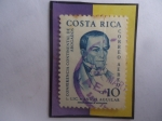 Stamps Costa Rica -  Lic.Manuel Aguilar(1797-1846)Presidente (1837/38)-1a. Conferencia Continental de Abogados.