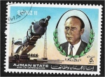 Sellos de Asia - Emiratos �rabes Unidos -  Ajman: Soyuz 11: Cosmonautas estrellados (1971), Viktor Ivanovich Patsayev (1933-1971)