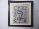 Stamps Uruguay -  General José Gervasio Artigas (1764-1850)-Serie: Artigas III- Personaje de la Independencia.