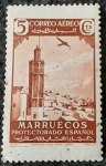 Stamps : Europe : Spain :  Marruecos español. Paisajes. : Mezquita del Bajá (Tetuán)  