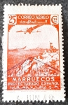 Stamps Spain -  Marruecos español. Paisajes. Estrecho de Gibraltar