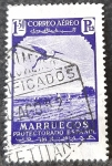 Stamps Spain -  Marruecos español. Paisajes. El pica bueyes.