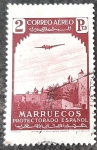 Stamps Spain -  Marruecos español. Paisaje. Atardecer
