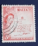 Stamps Malta -  Isabel II Inglaterra