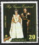 Stamps Equatorial Guinea -  Isabel II, 25a Coronación, la ceremonia, la Reina Isabel II en una ocasión pública