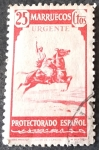 Stamps Spain -  Marruecos español. Tipos diversos. Correo marroquí