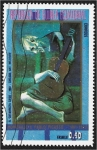 Stamps Equatorial Guinea -  PICASSO: Pinturas del período azul, El viejo guitarrista