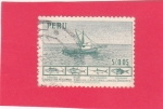 Stamps : America : Peru :  BARCO PESQUERO