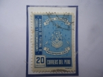 Stamps Peru -  Navidad 1961-Felis Navidad y Prospero Año Nuevo-Aguinaldo del personal de Correos y Telecomunicacion