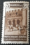 Stamps Spain -  Marruecos español, Tipos diversos. Larache