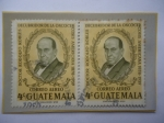 Stamps Guatemala -  Rodolfo Robles Valverde (1878-1939)Médoco-Descubridor de la Oncocercosis Americana. 