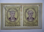 Stamps Guatemala -  José Luna (1805-1883) Médico-Introductor de la Anestesia en Centro América.