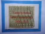Stamps Guatemala -  U.P.U.1926-Edificio de Correos y Telégrafos Nacionales- Sobrestampado: Conmemorativo Unión Panameric