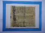 Stamps Guatemala -  U.P.U. 1926- Edificio de Correos y Telégrafos Nacionales- Sello de 1Ct. Año 1927.