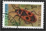 Sellos de Europa - Bulgaria -  Insectos, Chinche (Pyrrhocoris apterus)