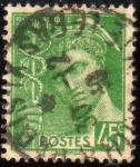 Stamps France -  Mercurio