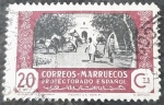 Stamps Spain -  Marruecos español. Agricultura.