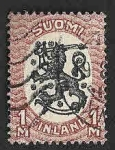Stamps : Europe : Finland :  101 - Escudo de Armas