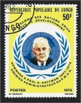 Stamps Republic of the Congo -  Paul G. Hoffman y el emblema de la ONU