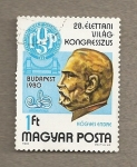 Stamps Hungary -  29 Congreso de Fisiología, Dr. Endre Högyes