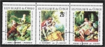 Sellos de Africa - Repblica del Congo -  Pinturas barrocas