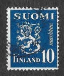 Stamps : Europe : Finland :  176I - Escudo de Armas