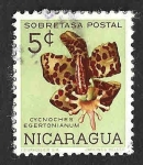 Sellos de America - Nicaragua -  RA72 - Orquídea