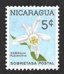 Stamps Nicaragua -  RA74 - Orquídea